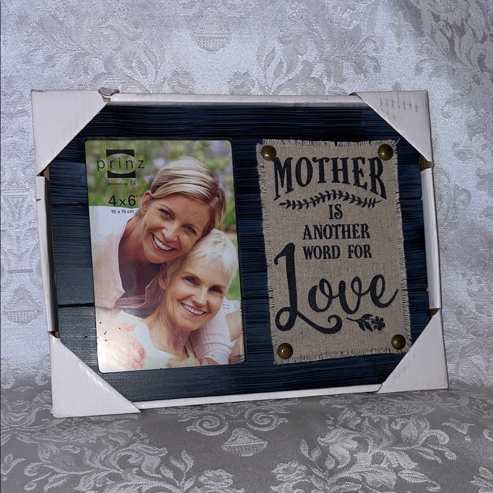 NIB PRINZ Blue Mother Love Photo Frame